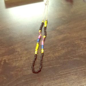 COLORFUL TRIBAL LONG BEAD NECKLACE